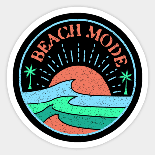 Summer sunset Beach Sticker